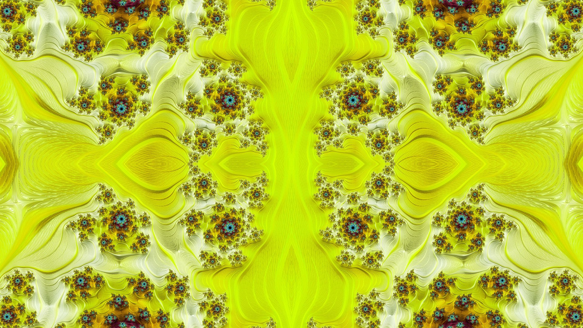 Trippy Psychedelic Fractal Wallpaper by Dr-Pen