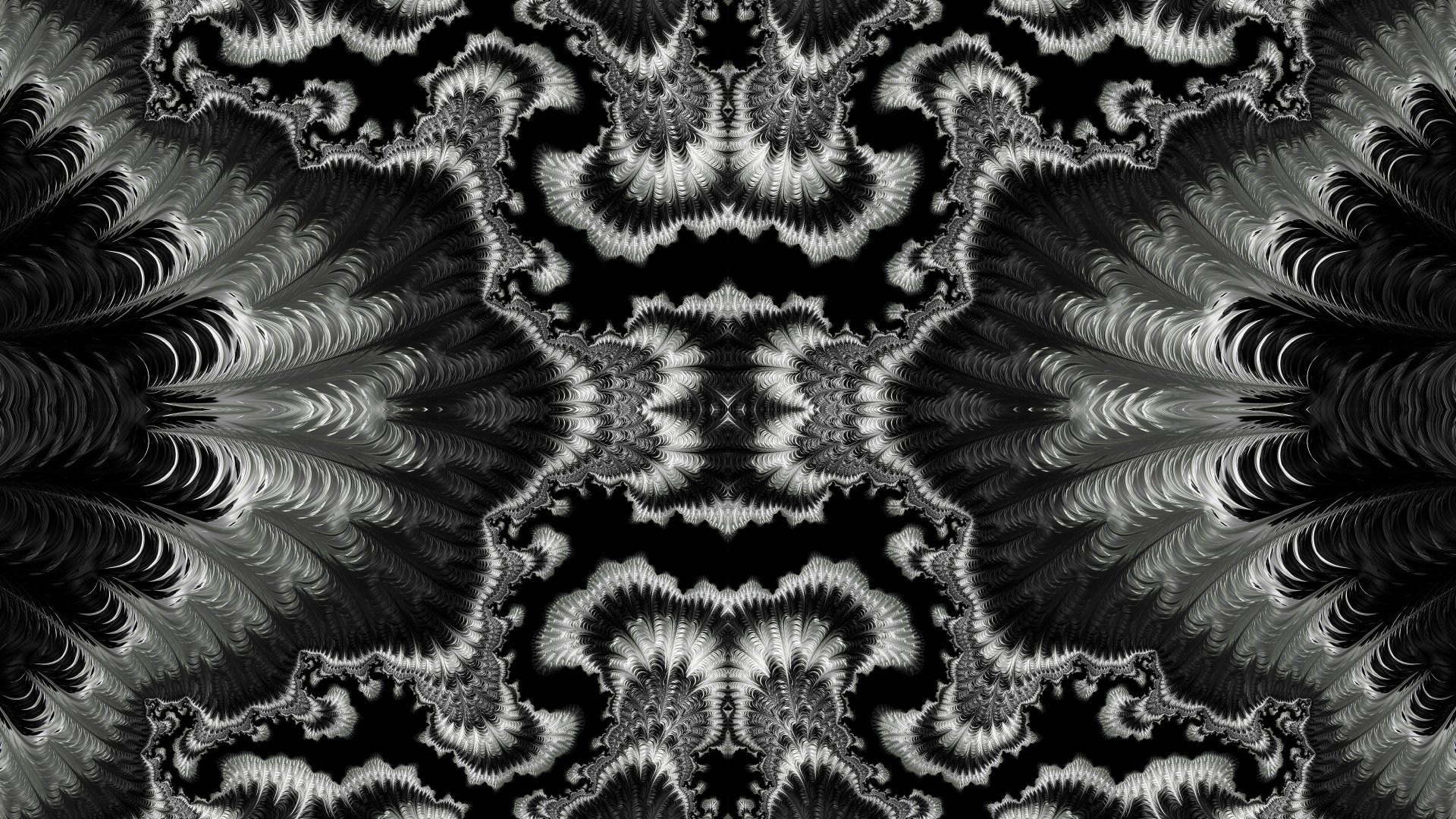 Trippy Psychedelic Fractal Wallpaper by Dr-Pen