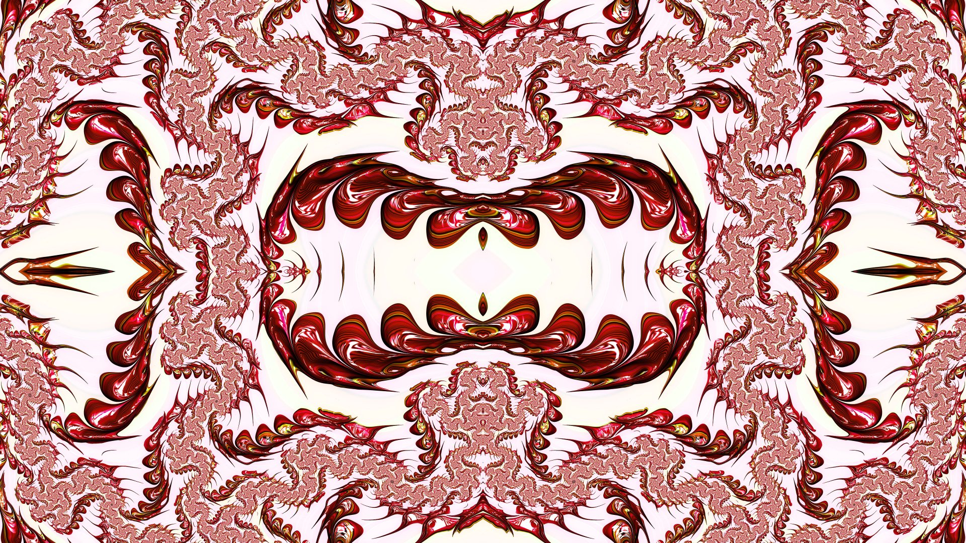 Trippy Psychedelic Fractal Wallpaper by Dr-Pen