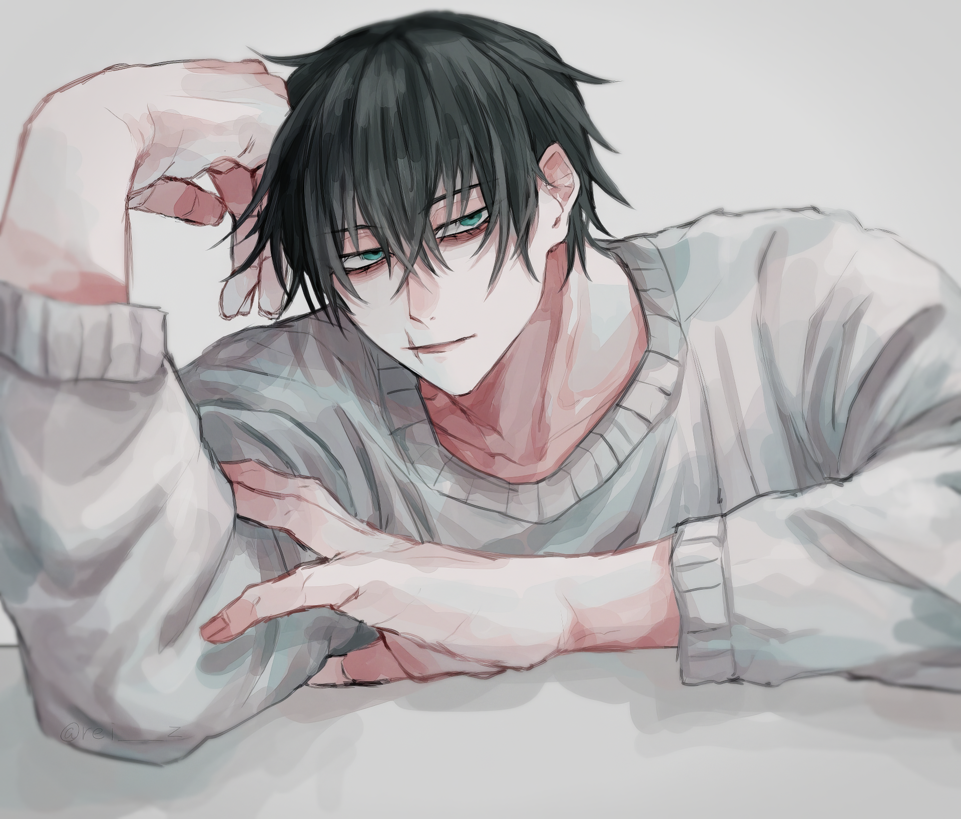 HD desktop wallpaper featuring Toji Fushiguro from Jujutsu Kaisen anime series.