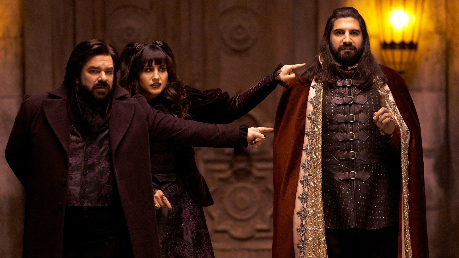 Download Matt Berry Natasia Demetriou Kayvan Novak TV Show What We Do In The Shadows 4k Ultra HD Wallpaper