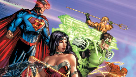 Comic Justice League HD Desktop Wallpaper | Background Image