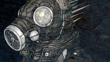 HD desktop wallpaper featuring Kaiman from Dorohedoro, showcasing his distinctive masked appearance and detailed artwork.