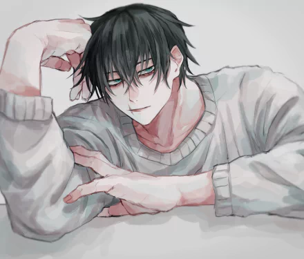 HD desktop wallpaper featuring Toji Fushiguro from Jujutsu Kaisen anime series.