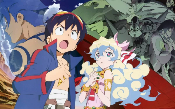 Anime Tengen Toppa Gurren Lagann HD Desktop Wallpaper | Background Image