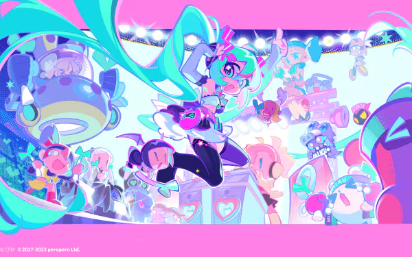 Hatsune Miku Buro (Muse Dash) Rin (Muse Dash) video game Muse Dash HD Desktop Wallpaper | Background Image