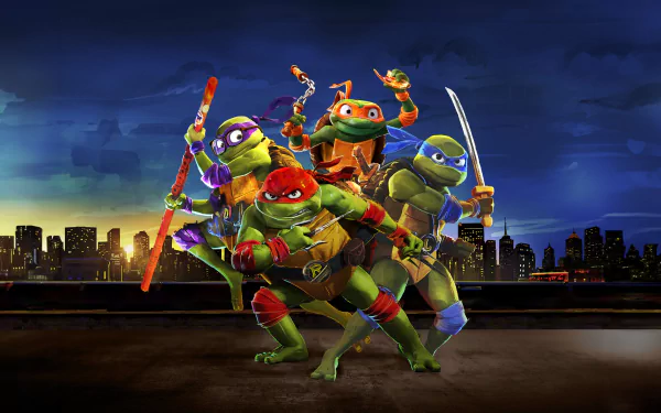 movie Teenage Mutant Ninja Turtles: Mutant Mayhem HD Desktop Wallpaper | Background Image