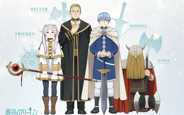 Anime Frieren: Beyond Journey's End HD Desktop Wallpaper | Background Image