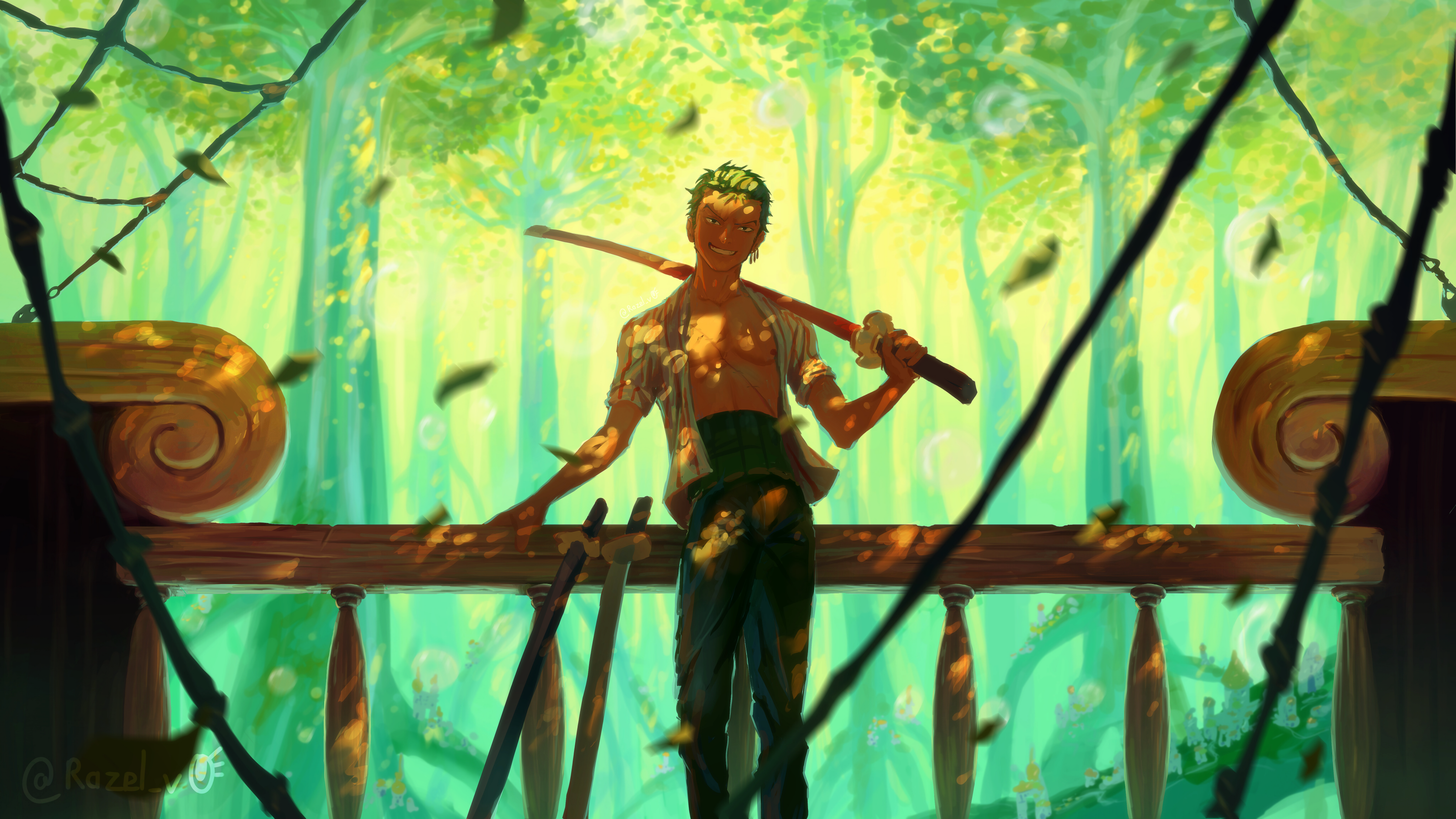 Zoro Roronoa - 1920*1440 - Png - Transparent Background Zoro, HD wallpaper