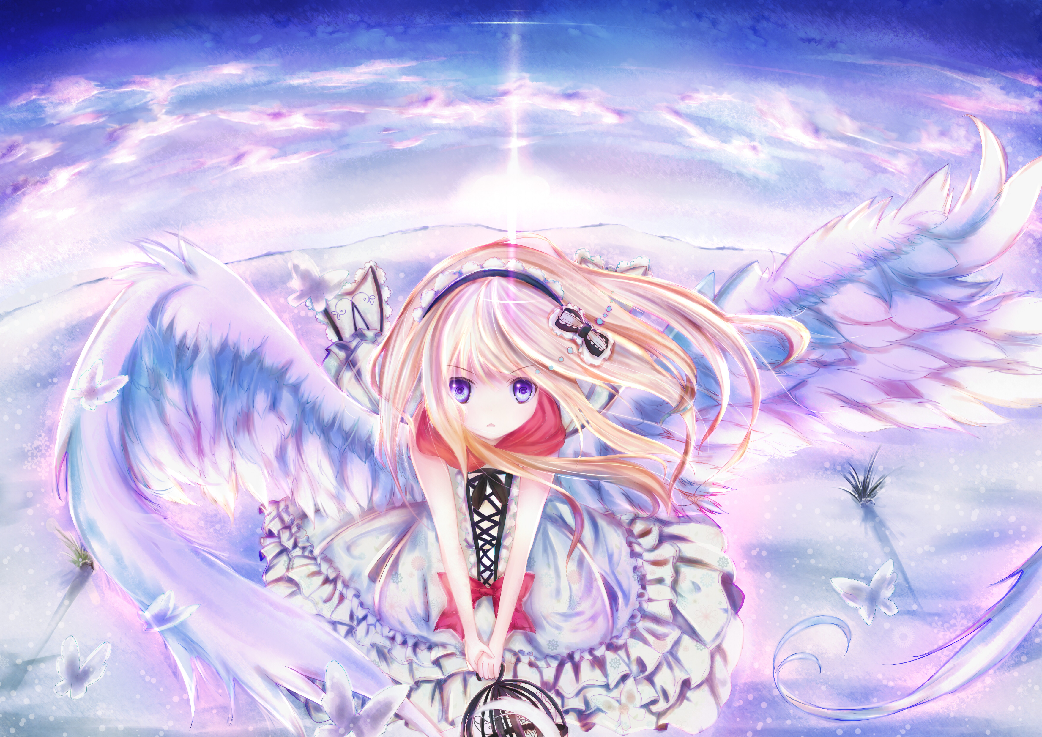Anime angel wallpapere by hizo