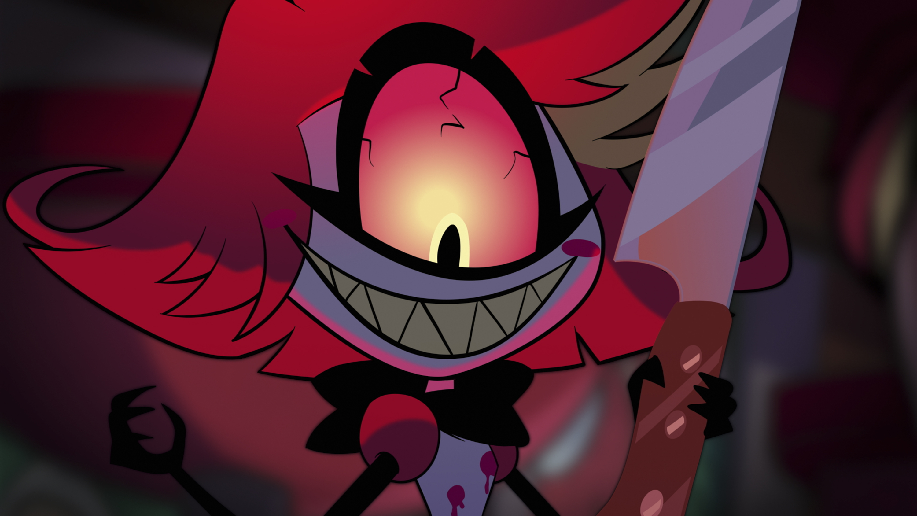 Hazbin Hotel Niffty HD Wallpaper - Vibrant Animated Show Background