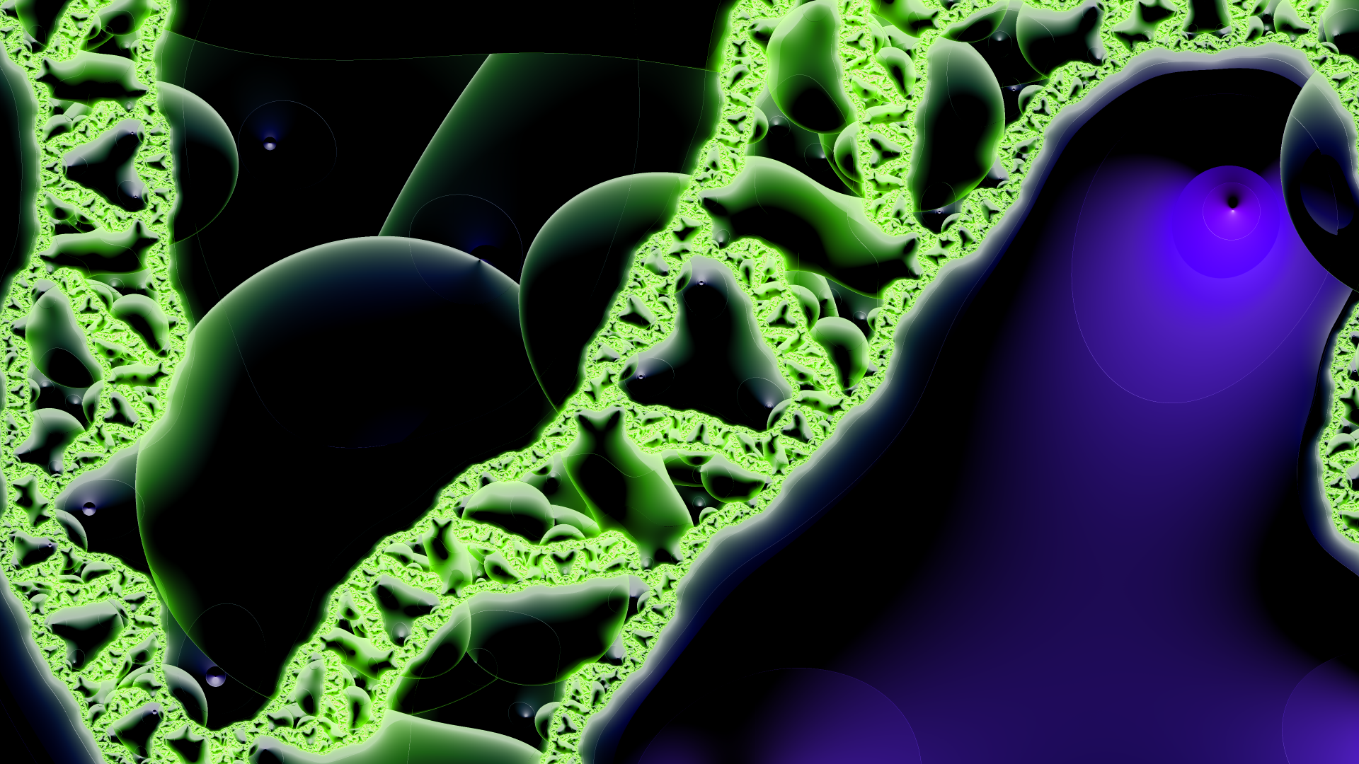 Trippy Psychedelic Fractal Wallpaper by Dr-Pen