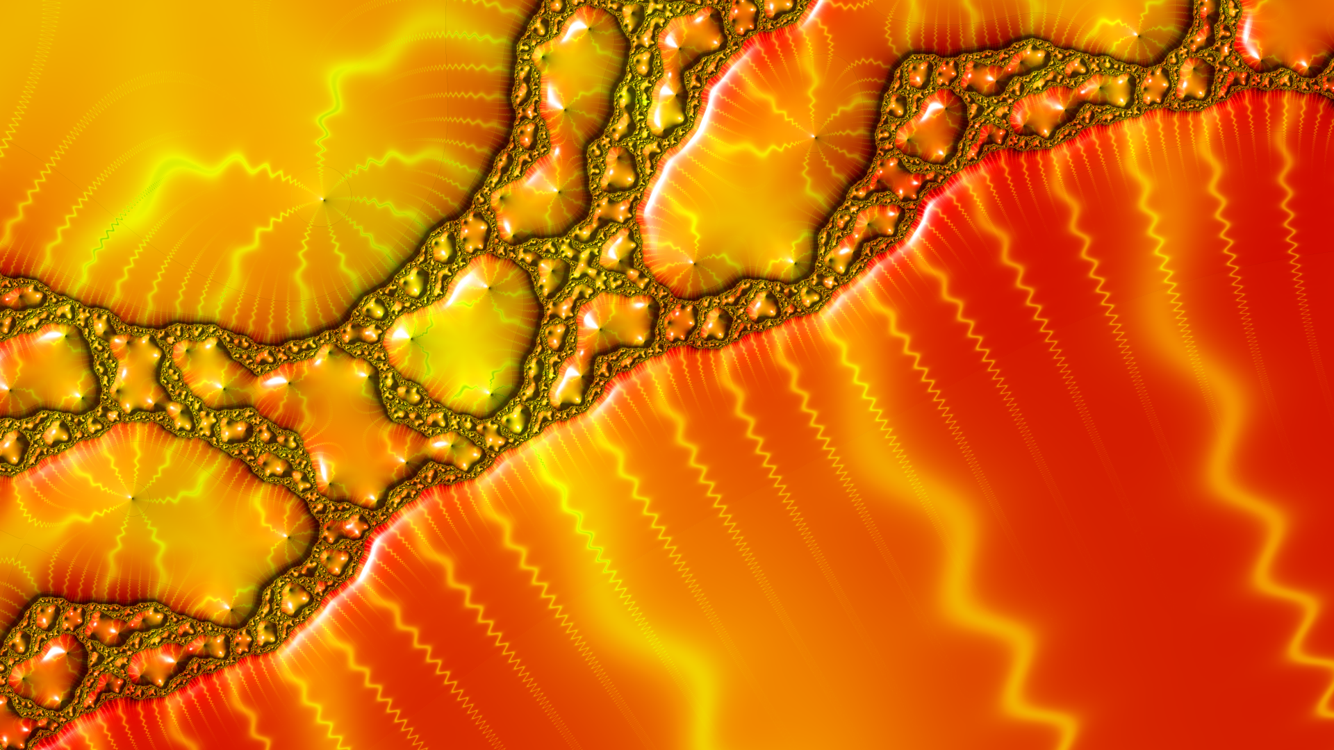 Trippy Psychedelic Fractal Wallpaper by Dr-Pen