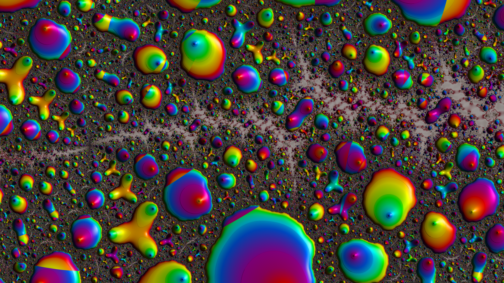 Trippy Psychedelic Fractal Wallpaper by Dr-Pen