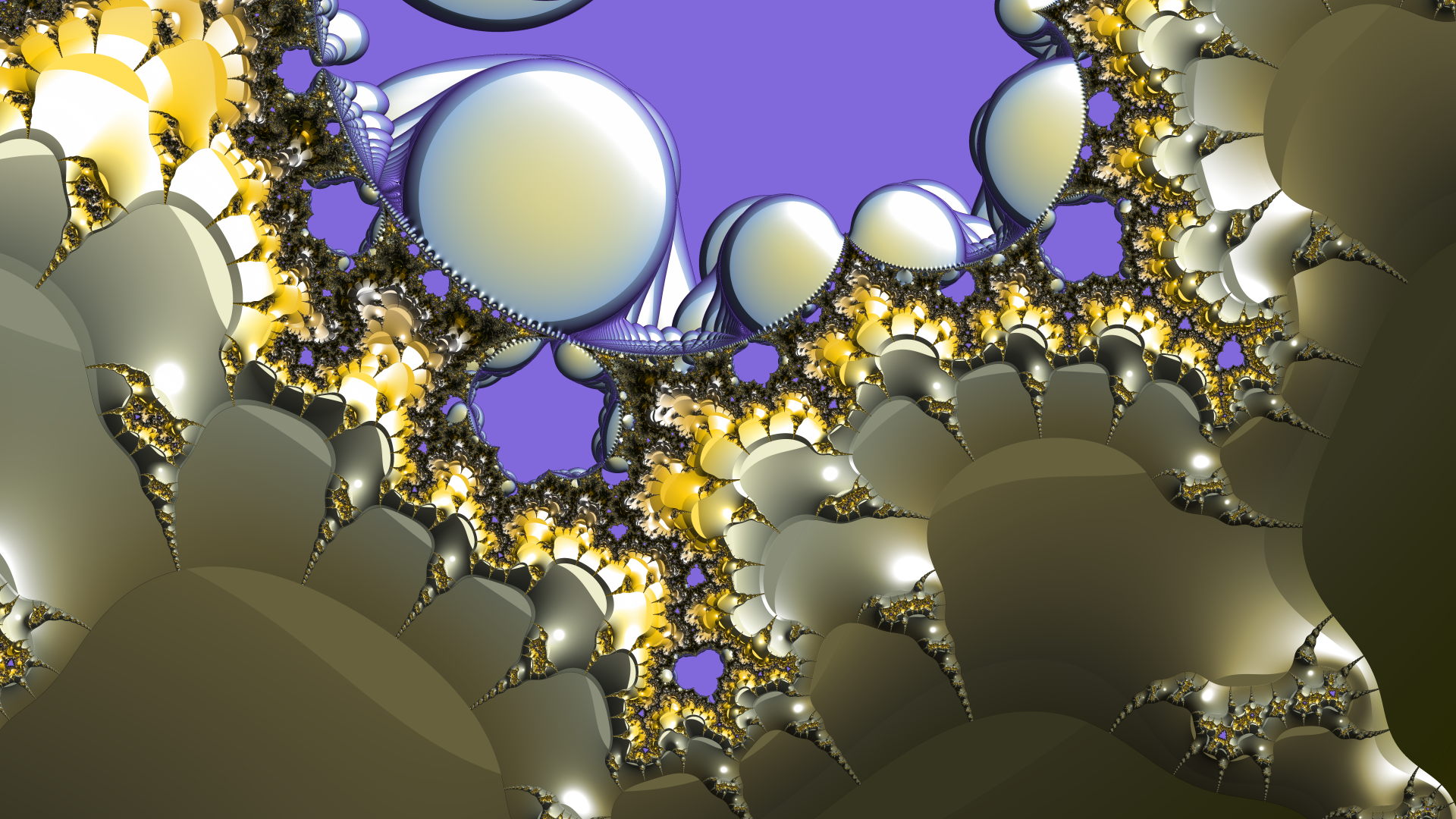 Trippy Psychedelic Fractal Wallpaper by Dr-Pen