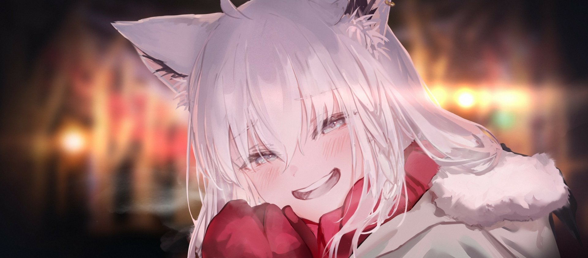 Download Shirakami Fubuki Anime Virtual Youtuber Girl Hololive Anime Girl HD Wallpaper by Hyde