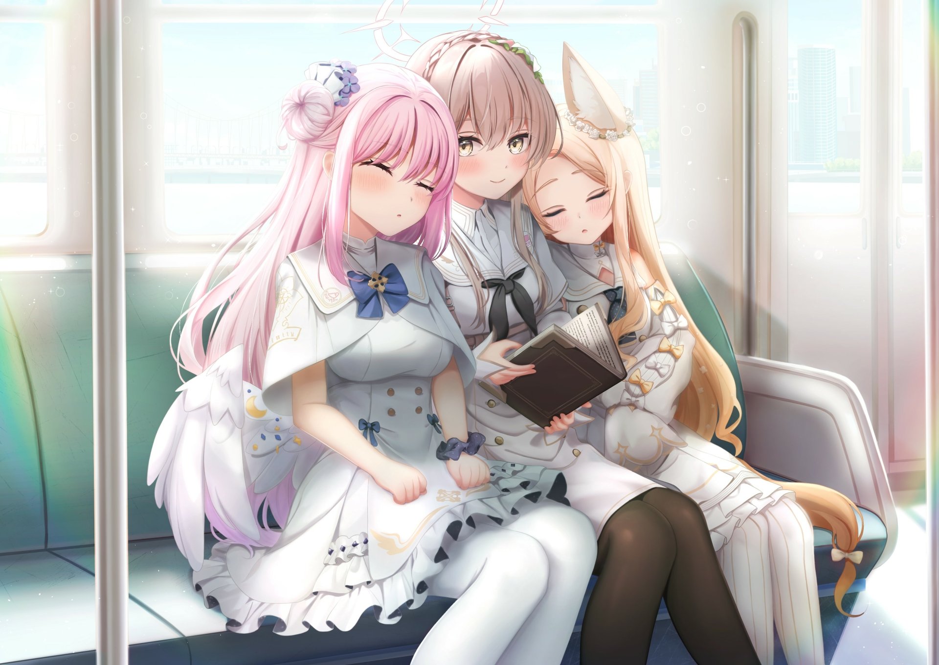 Download Misono Mika Kirifuji Nagisa Yurizono Seia Kemonomimi Kitsunemimi HD Wallpaper by アラシオモト