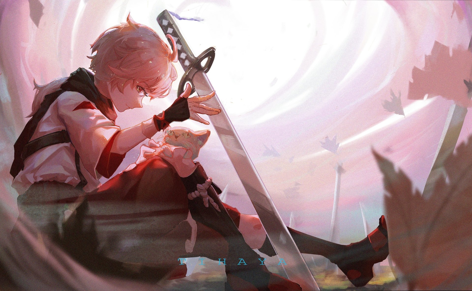 Download Kaedehara Kazuha (Genshin Impact) HD Wallpaper by 千早Tihaya