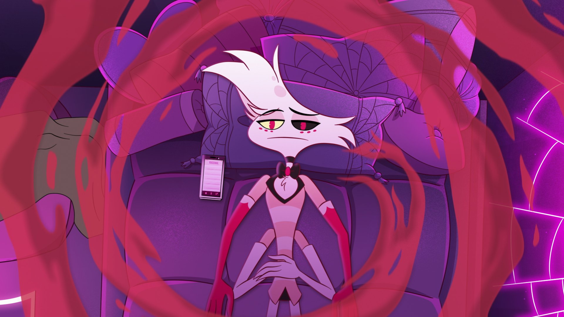 Hazbin hotel angel dust hd wallpaper download free desktop background