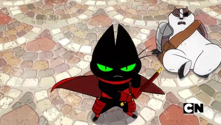 Mao Mao and Badgerclops from Mao Mao: Heroes of Pure Heart in HD wallpaper for desktop background.