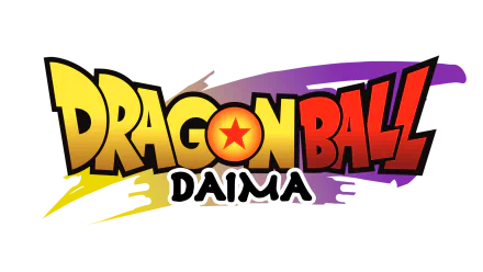 Dragon Ball DAIMA logo with vibrant colors, HD anime desktop wallpaper and background.