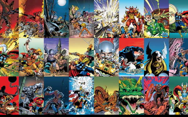 Comic Thor HD Desktop Wallpaper | Background Image
