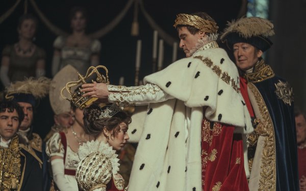 Napoleonic era HD wallpaper depicting a regal coronation scene with historic costumes for desktop background.