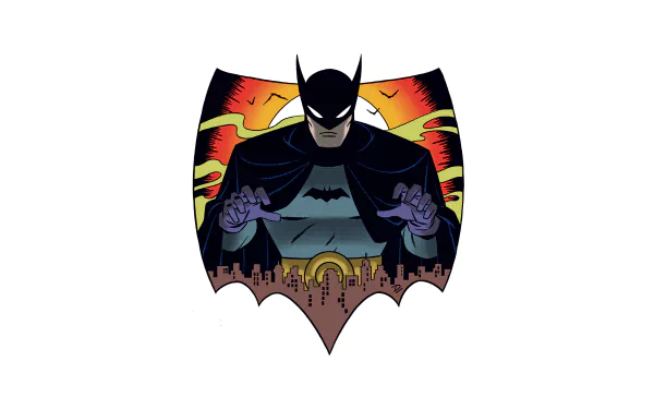 Dark and stylish Batman HD desktop wallpaper and background.