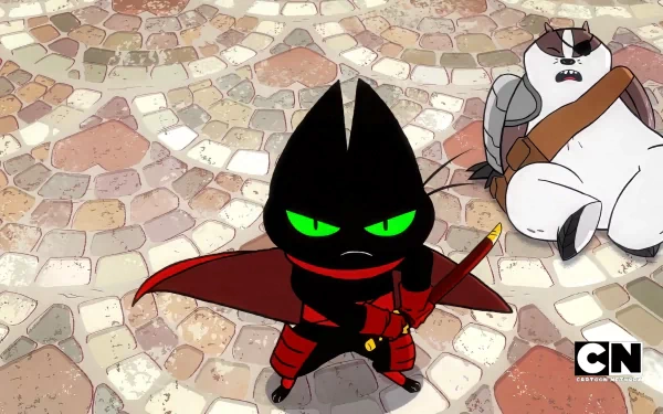 Mao Mao and Badgerclops from Mao Mao: Heroes of Pure Heart in HD wallpaper for desktop background.