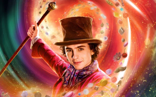  Timothée Chalamet as Willy Wonka