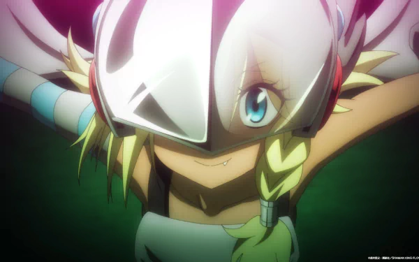 Anime character from Shaman King Flowers series HD desktop wallpaper.