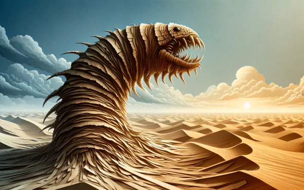 Majestic Sandworm HD Wallpaper