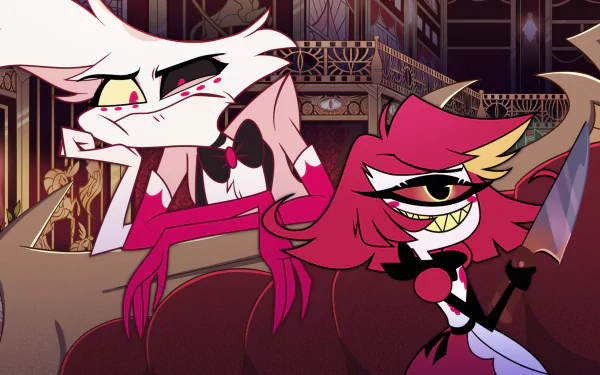 Hazbin Hotel: Ultra HD Wallpaper Featuring Iconic Characters