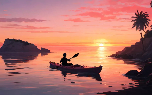  Sunset Sea