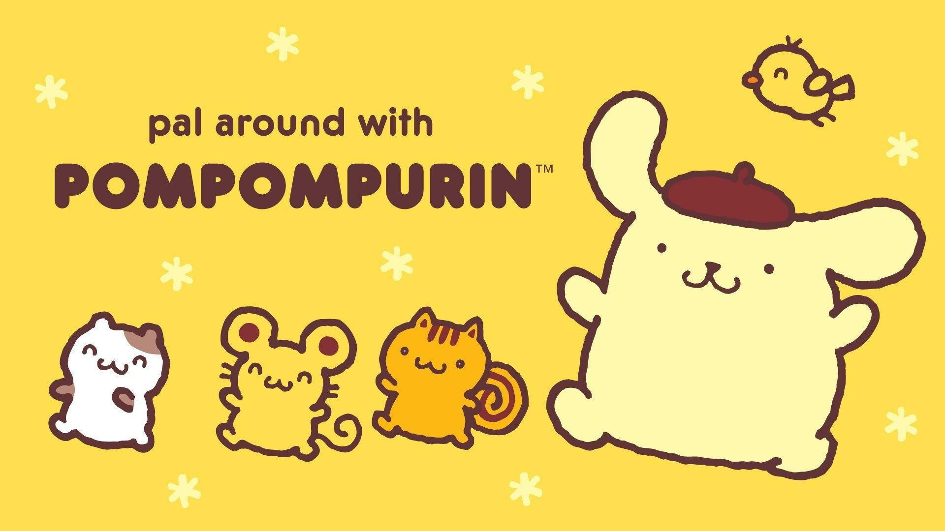 Pompompurin HD Anime Wallpaper - Sanrio Characters Desktop Background