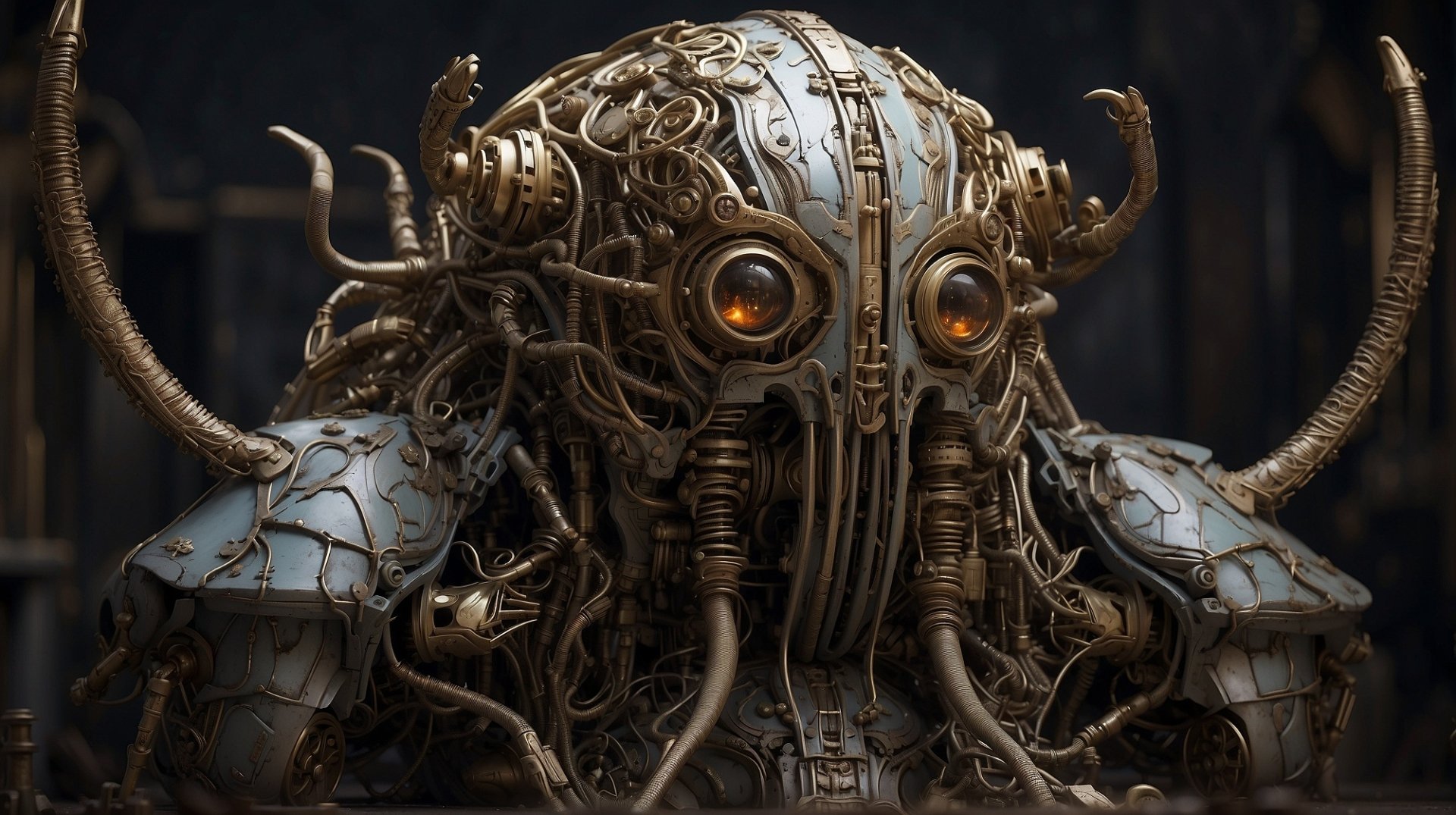 Dieselpunk tentacle titan by AnimeHead