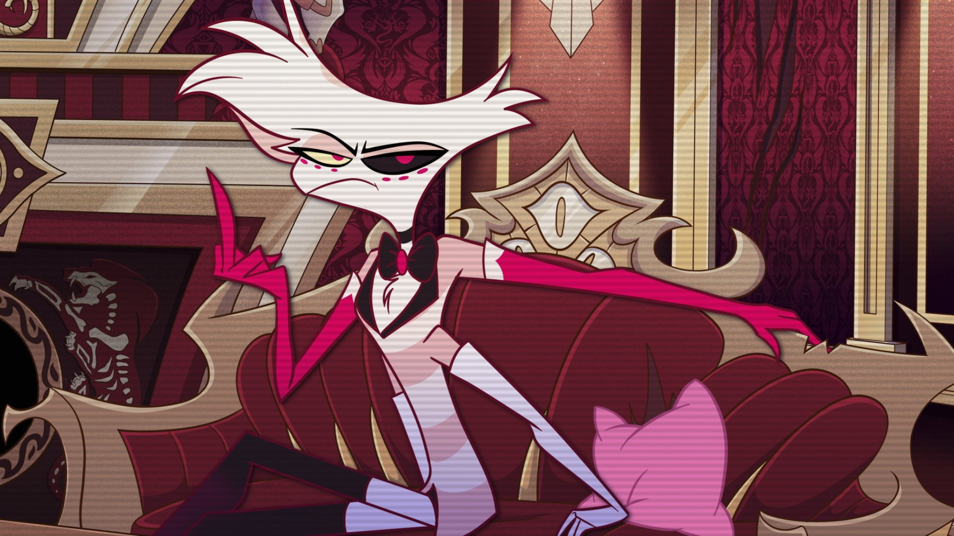 Hazbin Hotel Angel Dust HD Wallpaper 3000x1688 Wallpaper Abyss
