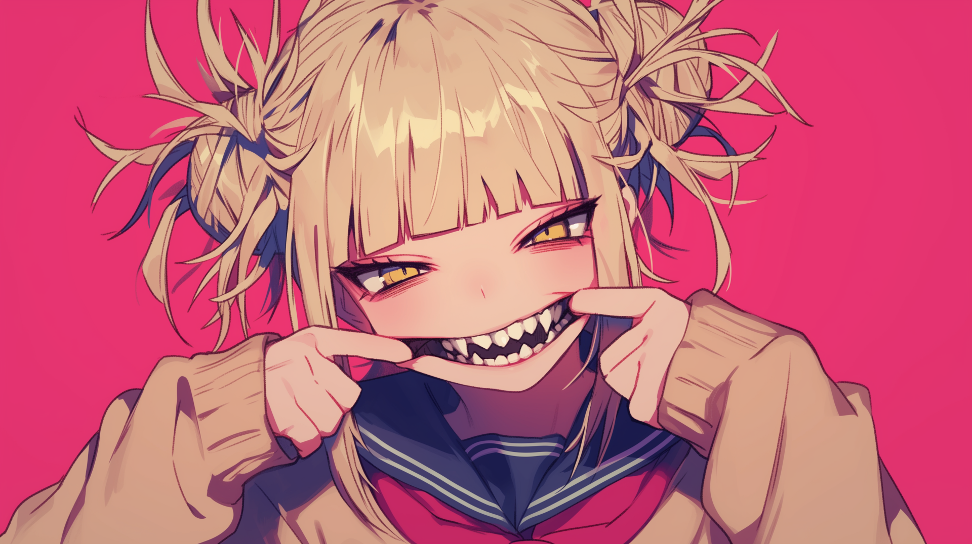 Himiko Toga Hd Wallpaper - My Hero Academia Anime Art By Patrika