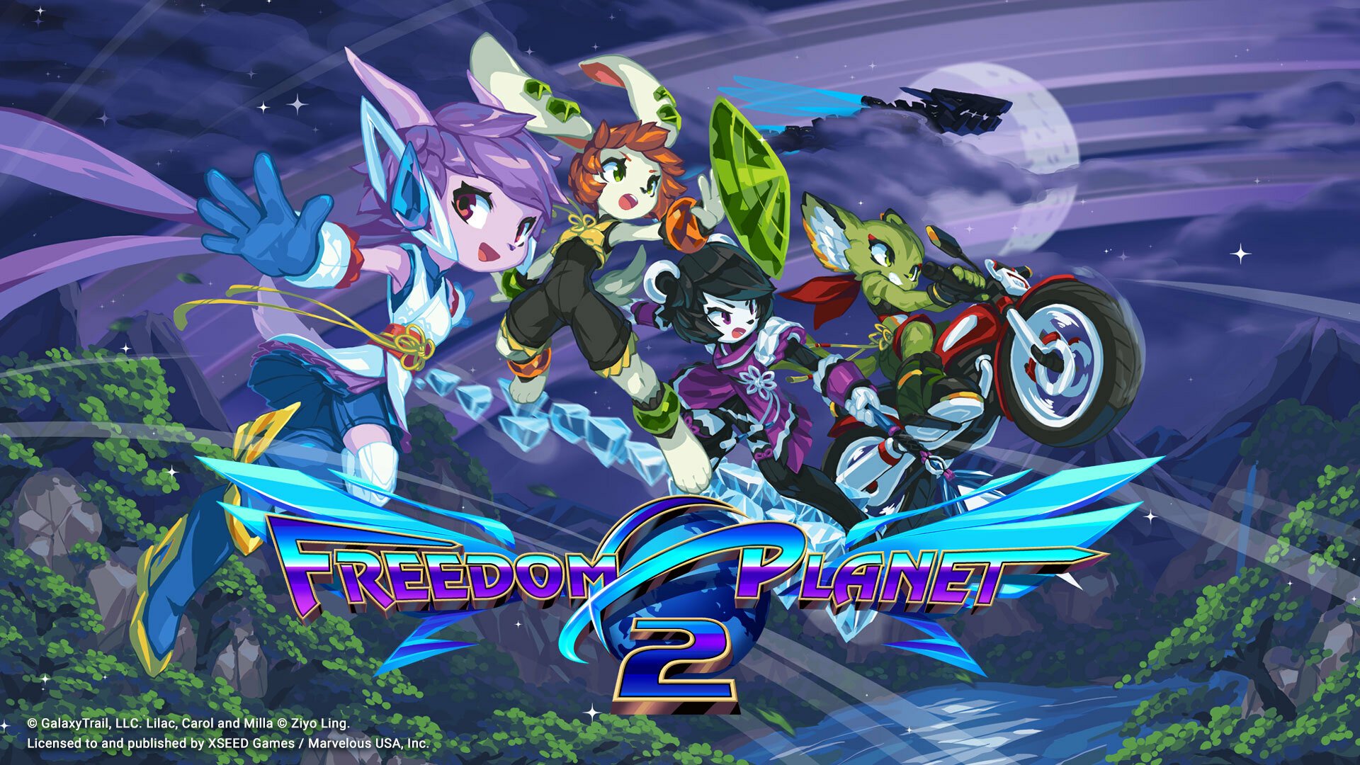 Freedom Planet 2 HD Game Wallpaper - Vibrant Desktop Background