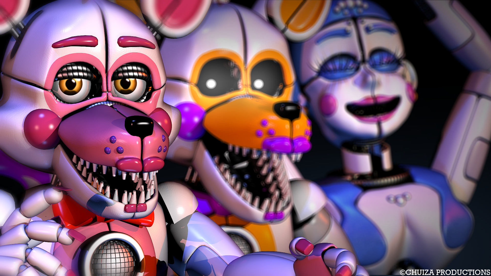 Download Five Nights At Freddy's: Sister Location Five Nights At Freddy's HD Wallpaper by ChuizaProductions