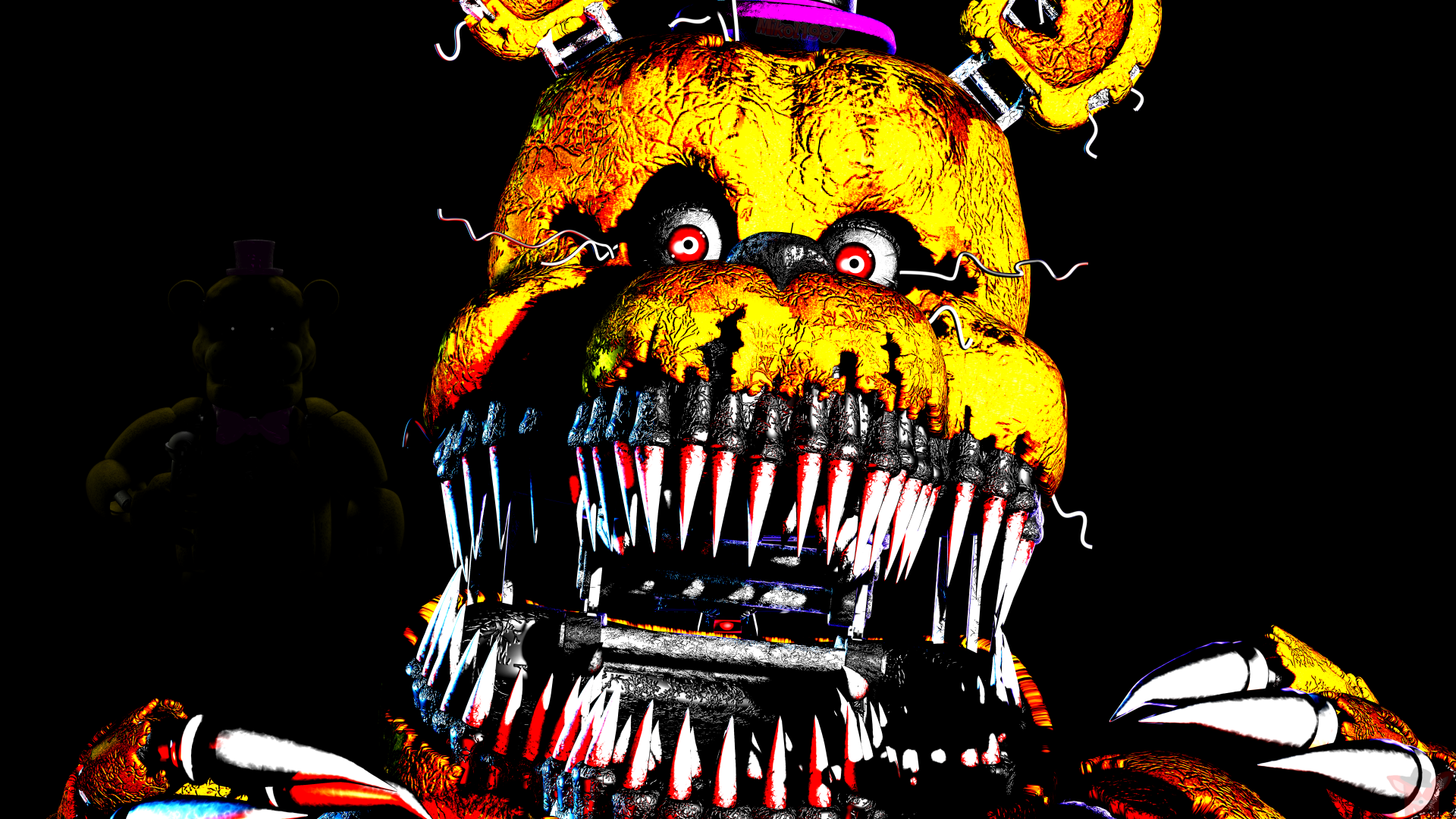 Download Five Nights At Freddy's 4 Five Nights At Freddy's 8k Ultra HD Wallpaper by Mikol1987