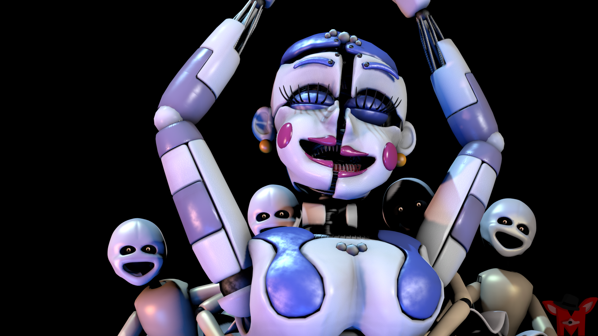Download Ballora (Five Nights At Freddy's) Video Game Five Nights At Freddy's: Sister Location Five Nights At Freddy's 4k Ultra HD Wallpaper by Mikol1987