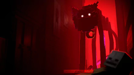 HD wallpaper featuring the character CatNap from the video game Poppy Playtime, set against a red-lit backdrop.