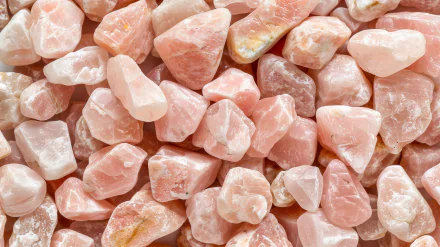 HD Wallpaper of Rose Quartz Crystal Collection for Desktop Background