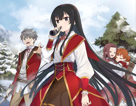 Anime Villainess Level 99 Yumiella Dolkness HD Desktop Wallpaper | Background Image