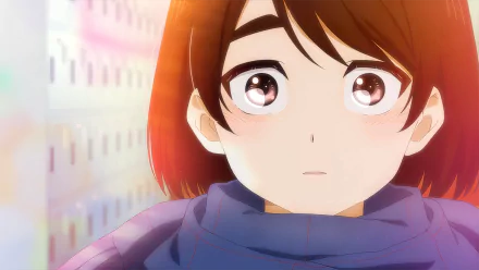 HD wallpaper of Hotaru Hinase from the anime A Condition Called Love, featuring a close-up with a soft-focused background.