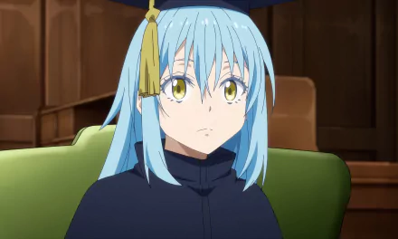 HD desktop wallpaper featuring Rimuru Tempest from the anime 'That Time I Got Reincarnated as a Slime'.