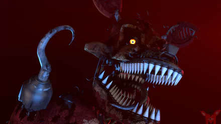 Nightmare Foxy (Five Nights at Freddy's) video game Five Nights at Freddy's 4 Five Nights at Freddy's HD Desktop Wallpaper | Background Image