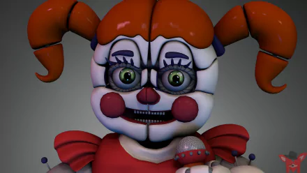 Circus Baby (Five Nights at Freddy's) video game Five Nights at Freddy's: Sister Location Five Nights at Freddy's HD Desktop Wallpaper | Background Image