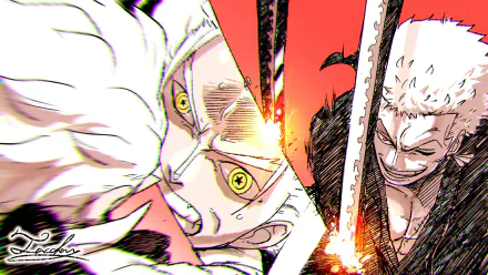  S-Hawk VS Zoro by tacchan56110